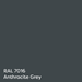 Monza Anthracite Flat Panel Aluminium Radiator 1800 x 300mm profile small image view 3 