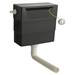 Monza Grey Floor Standing Sink Vanity Unit + Toilet Package profile small image view 5 