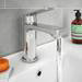 Monza Round Modern Basin Mixer Tap + Waste profile small image view 3 