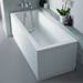 Monza 1700 x 700 Single Ended Rectangular Bath profile small image view 2 
