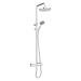 Madrid Luxury Round Thermostatic Shower - Chrome profile small image view 2 