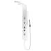 Maverick Tower Shower Panel (Thermostatic) - White profile small image view 4 