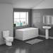 Melbourne Complete Bathroom Suite - 1700 x 700 profile small image view 2 