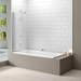 Merlyn Three Panel Folding Bath Screen (1400 x 1500mm) profile small image view 2 
