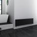 Metro Horizontal Radiator - Anthracite - Double Panel (1600mm Wide) profile small image view 3 