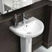 Metro Modern Basin with Full Pedestal (1 Tap Hole - Various Sizes) profile small image view 2 