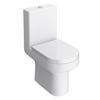 Metro Rimless Close Coupled Modern Toilet + Soft Close Seat profile small image view 1 
