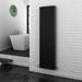 Metro Vertical Radiator - Anthracite - Double Panel (1600mm High) profile small image view 3 