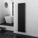Metro Vertical Radiator - Anthracite - Single Panel (1600mm High) profile small image view 3 