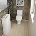 Milan Small Floor Standing Vanity Basin Unit - Gloss White (W400 x D222mm) profile small image view 2 