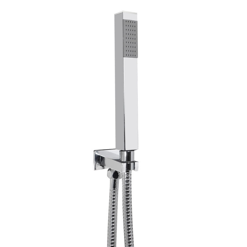Ultra Series L Triple Thermostatic Valve with Square Shower Head