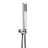 Ultra Series L Triple Thermostatic Valve with Square Shower Head + Handset profile small image view 3 