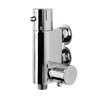 Modern Thermostatic Douche Bar Valve - Chrome profile small image view 1 