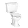 Monaco Traditional Close Coupled Toilet + Soft Close Seat profile small image view 1 