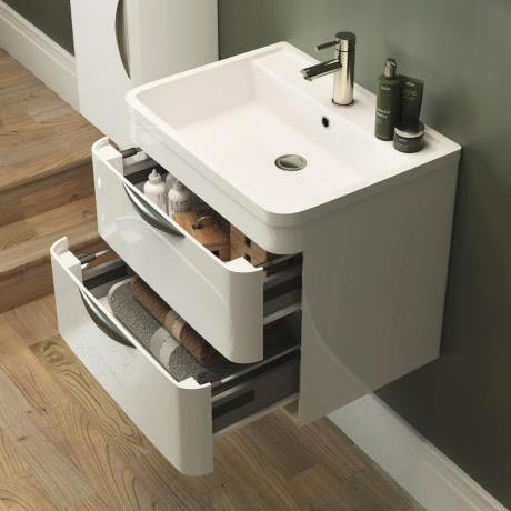 vanity wall basin hung unit drawer monza w600 w800 bathroom plumbing