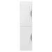 Monza Wall Mounted Tall Cupboard - High Gloss White W350 x D250mm - FPA009 profile small image view 2 