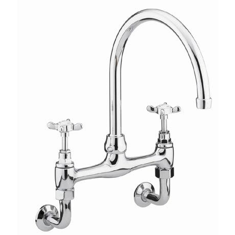 Bristan 1901 Wall Mounted Bridge Kitchen Sink Mixer Online Now