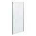 Newark 1200 x 800mm Sliding Door Shower Enclosure + Slate Effect Tray profile small image view 5 