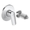 Duravit No.1 Chrome Single Lever Shower Mixer Concealed Set - N14210007010 profile small image view 1 