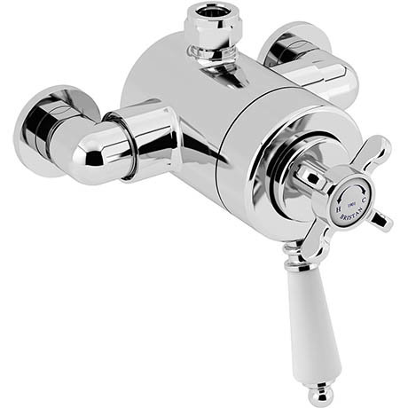 Bristan 1901 Exposed Concentric Top Outlet Shower Valve - Chrome - N2-CSHXTVO-C