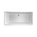 Crosswater Artist Grande Back To Wall Bath (1690 x 800mm) profile small image view 3 