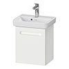 Duravit No.1 450mm White Matt Wall Mounted Vanity Unit with Basin profile small image view 1 