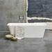 Clearwater Palermo Petite ClearStone Bath (1524 x 750mm) - N4CCS profile small image view 2 