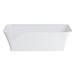 Clearwater Palermo Natural Stone Bath Hand Polished White - 1790 x 750mm profile small image view 3 