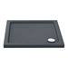 Newark 800 x 800mm Corner Entry Shower Enclosure + Slate Effect Tray profile small image view 2 