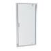 Newark 800 x 800mm Pivot Door Shower Enclosure + Slate Effect Tray profile small image view 4 
