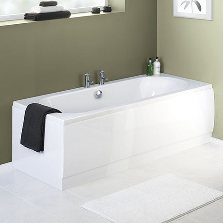 Nuie White Acrylic Front Bath Panel - 4 Size Options