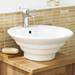 Nuie Round Tiered 460mm Ceramic Counter Top Basin - NBV006 profile small image view 3 