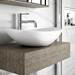 Hudson Reed Oval 615 x 360mm Countertop Vessel Basin with Overflow ...