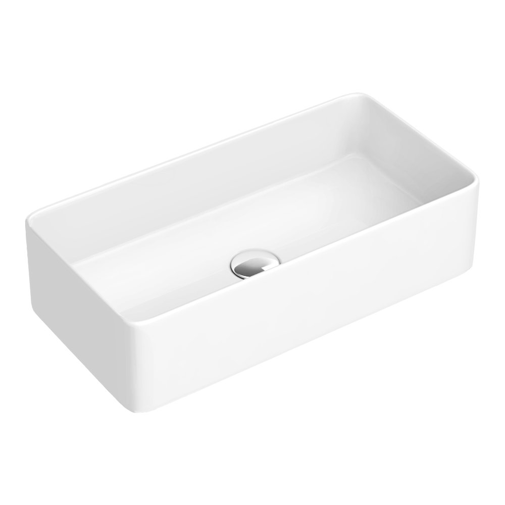 Hudson Reed Rectangular 465 x 235mm Countertop Vessel Basin - NBV180