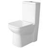 Nuie - Ambrose 4 Piece Bathroom Suite - CC Toilet & 1TH Basin w Pedestal - 2 x Basin Size Options profile small image view 3 