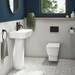 Nuie Cambria Wall Hung Toilet with Soft Close Seat - NCR340 profile small image view 3 