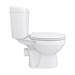Melbourne Close Coupled Toilet w. 420 Cabinet + Basin Set profile small image view 6 