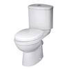 Nuie Ivo Ceramic Close Coupled Toilet with Soft Close Seat profile small image view 1 