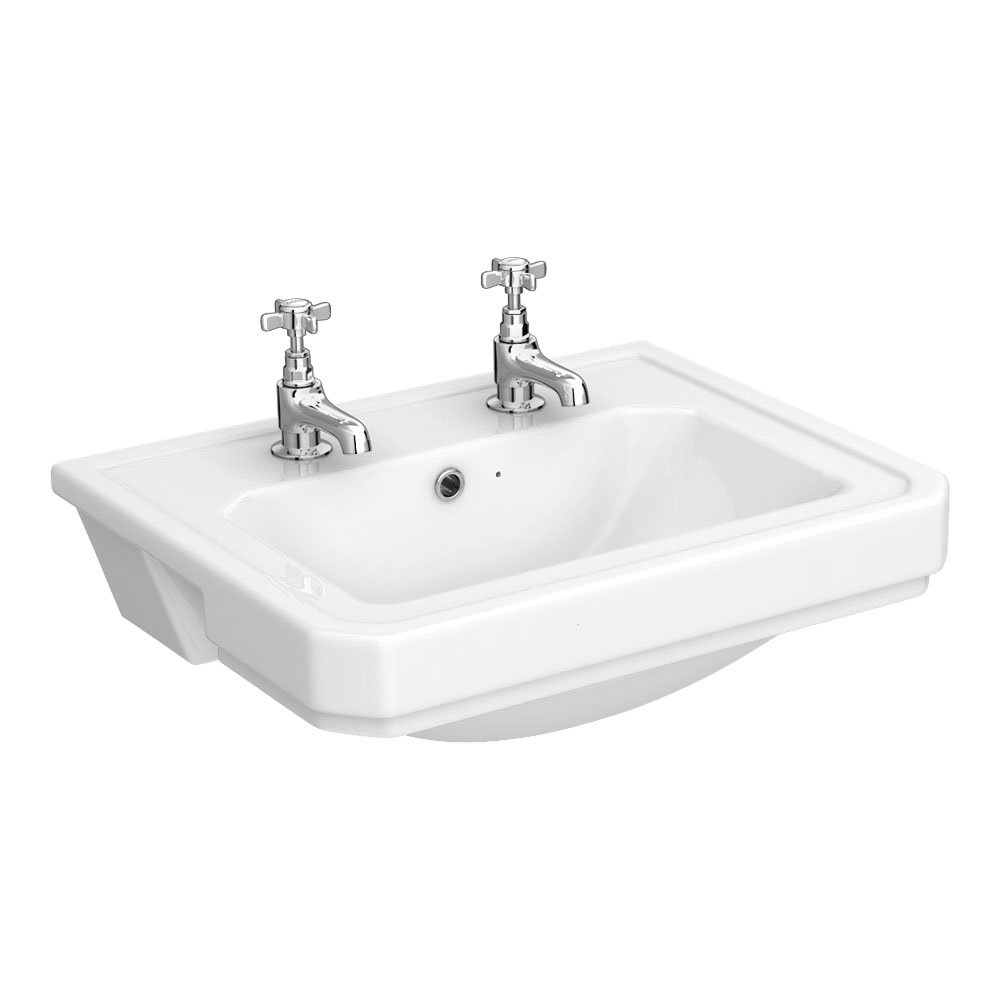 Carlton 2TH Semi Recessed Basin Now Available At Victorian Plumbing
