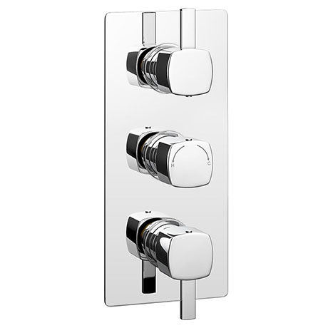 Neo Concealed Thermostatic Triple Shower Valve | Victorian Plumbing