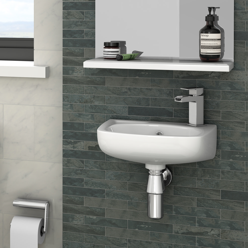 Nuie 350mm Wall Hung Basin | Now Online At Victorian Plumbing.co.uk