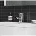 Neo Minimalist Basin and Bath Shower Mixer Taps - Chrome profile small image view 2 