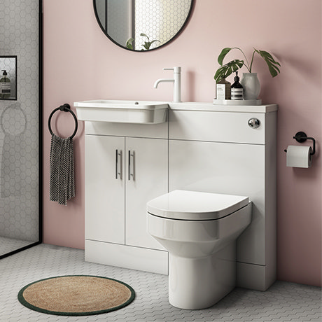 Nova Emporio Compact Combination Basin, Small Bathroom Vanity Sink Combination