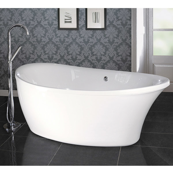 Drop 1750 Teardrop Shaped Freestanding Bath - NFB007 at Victorian ...