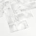 Herringbone Carrara Peel & Stick Backsplash Tiles - Pack of 4 profile small image view 3 