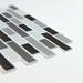 Smoked Glass Peel & Stick Backsplash Tiles - Pack of 4 profile small image view 5 