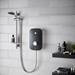 Bristan Noctis 9.5kw Electric Shower - Black & Chrome - NOC95-BC profile small image view 2 