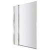 1400 Hinged Square Bath Screen with Fixed Panel - NSSQ1 profile small image view 1 
