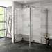Nova Wet Room Screen - Various Sizes (1850mm High) profile small image view 3 