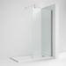 Nova 1700 x 700 Bath Replacement Wet Room (1000mm Chrome Screen w. Tray) profile small image view 3 